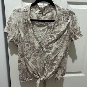 Lucky Brand Small button blouse